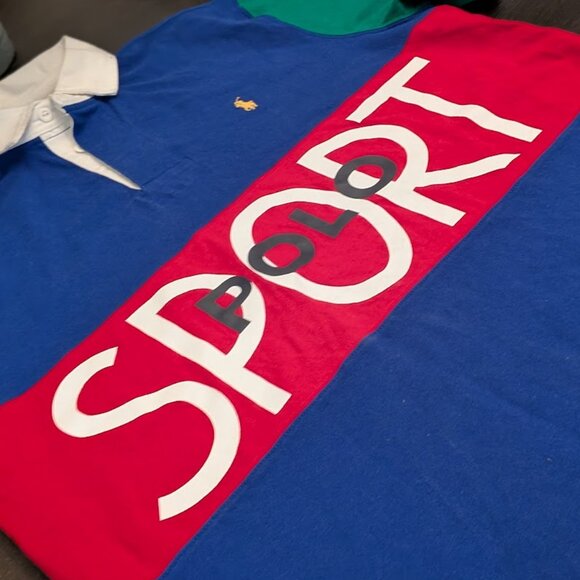 POLO RALPH LAUREN Classic Fit- Polo Rugby Royal Top (Collectible) - Picture 3 of 8